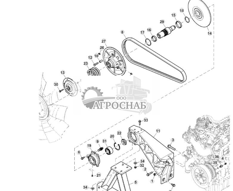 Привод вентилятора на двигателе - ST824780 1170.jpg